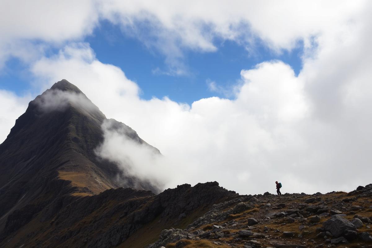 Carrauntoohil mountain landscape